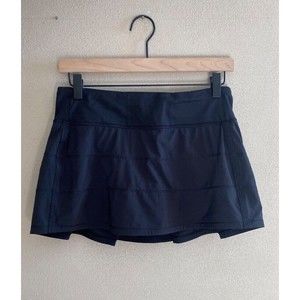 Lululemon Women’s Sz 6 Black Skort Pace Rival Skirt Golf Tennis Pickle ball